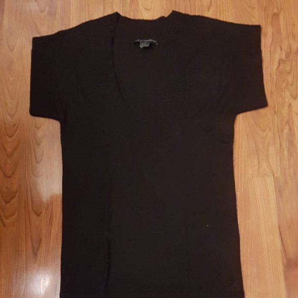Women's Black Sweater Mini Dress - Picture 1 of 4